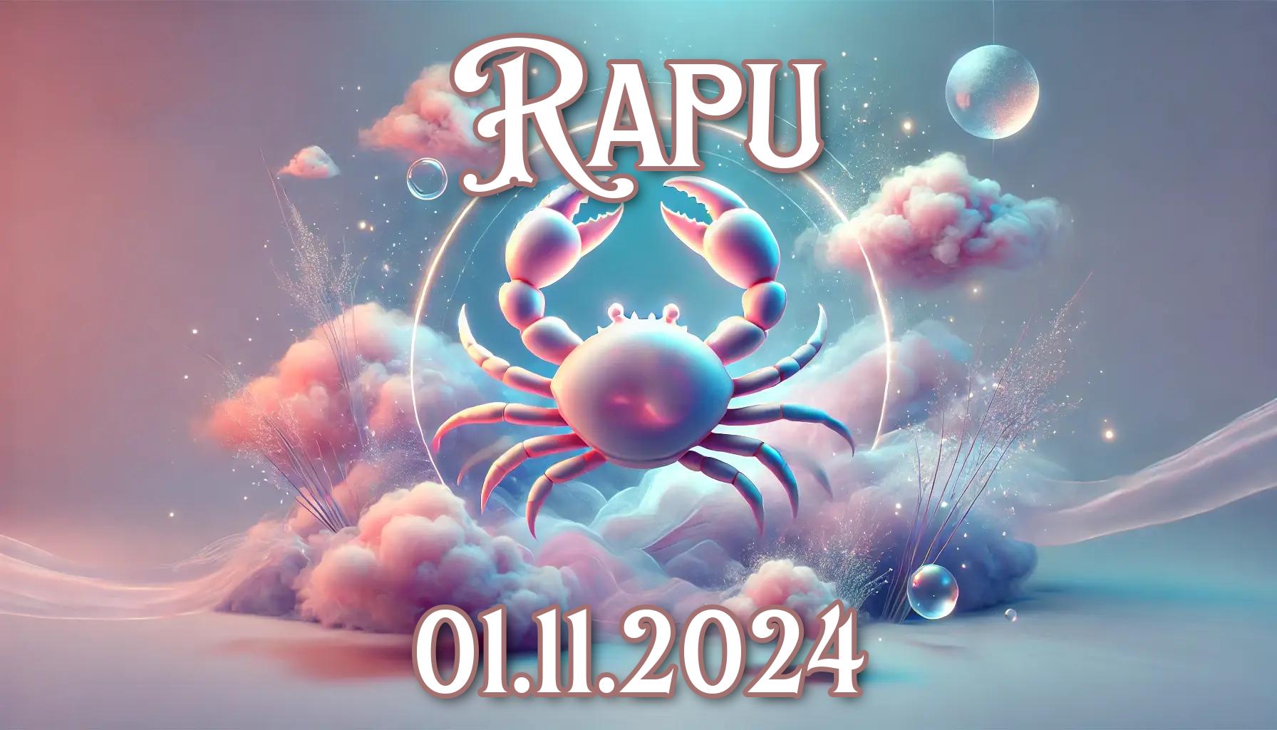 Rapu: päivän horoskooppi (01.11.2024)