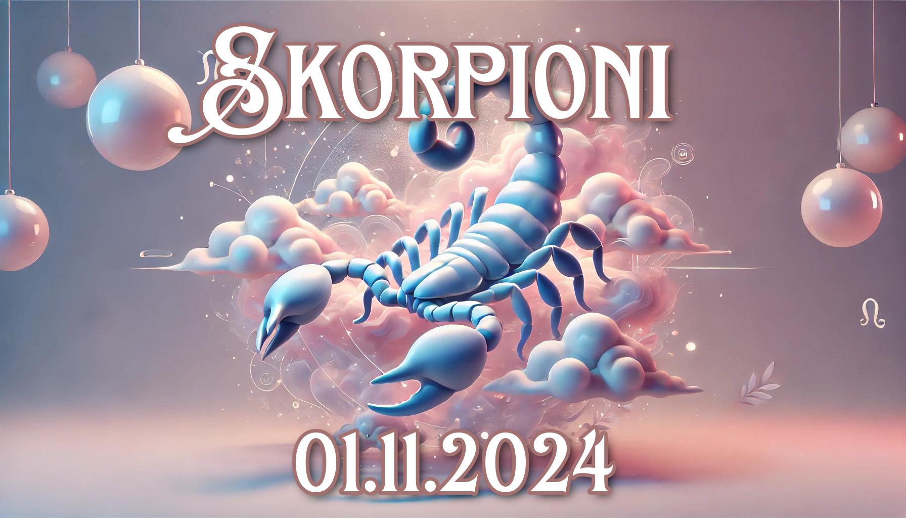 Skorpioni: päivän horoskooppi (01.11.2024)