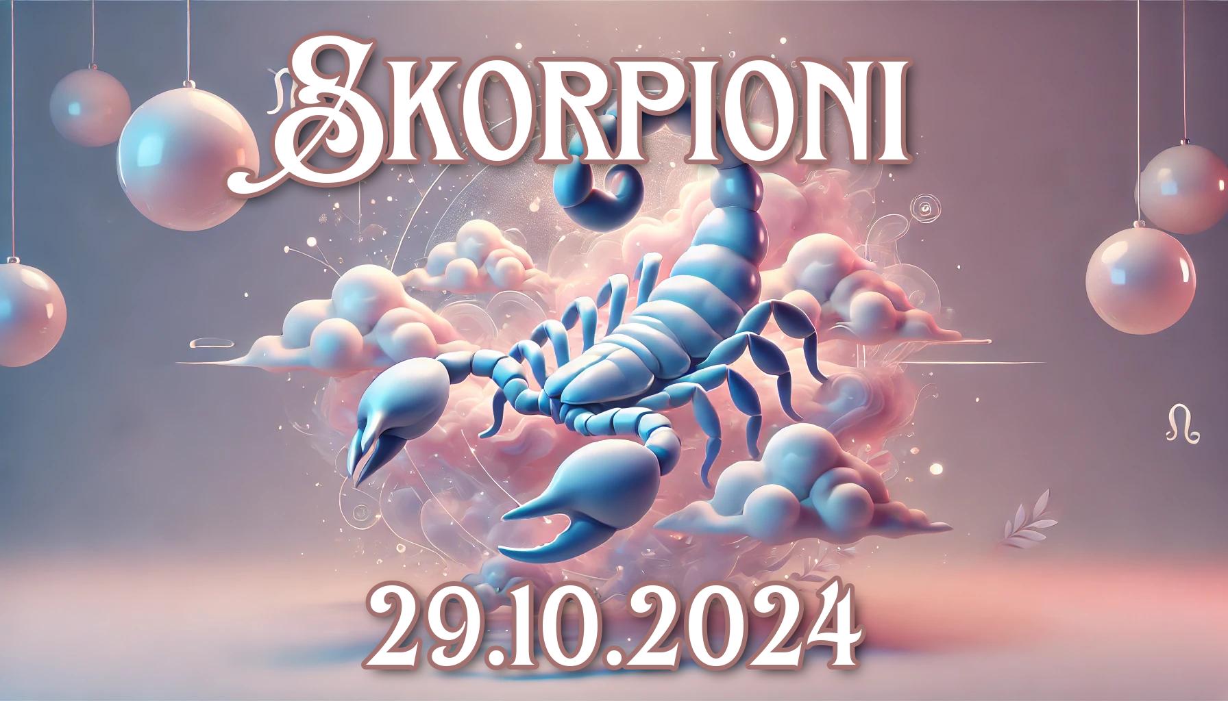 Skorpioni: päivän horoskooppi (29.10.2024)