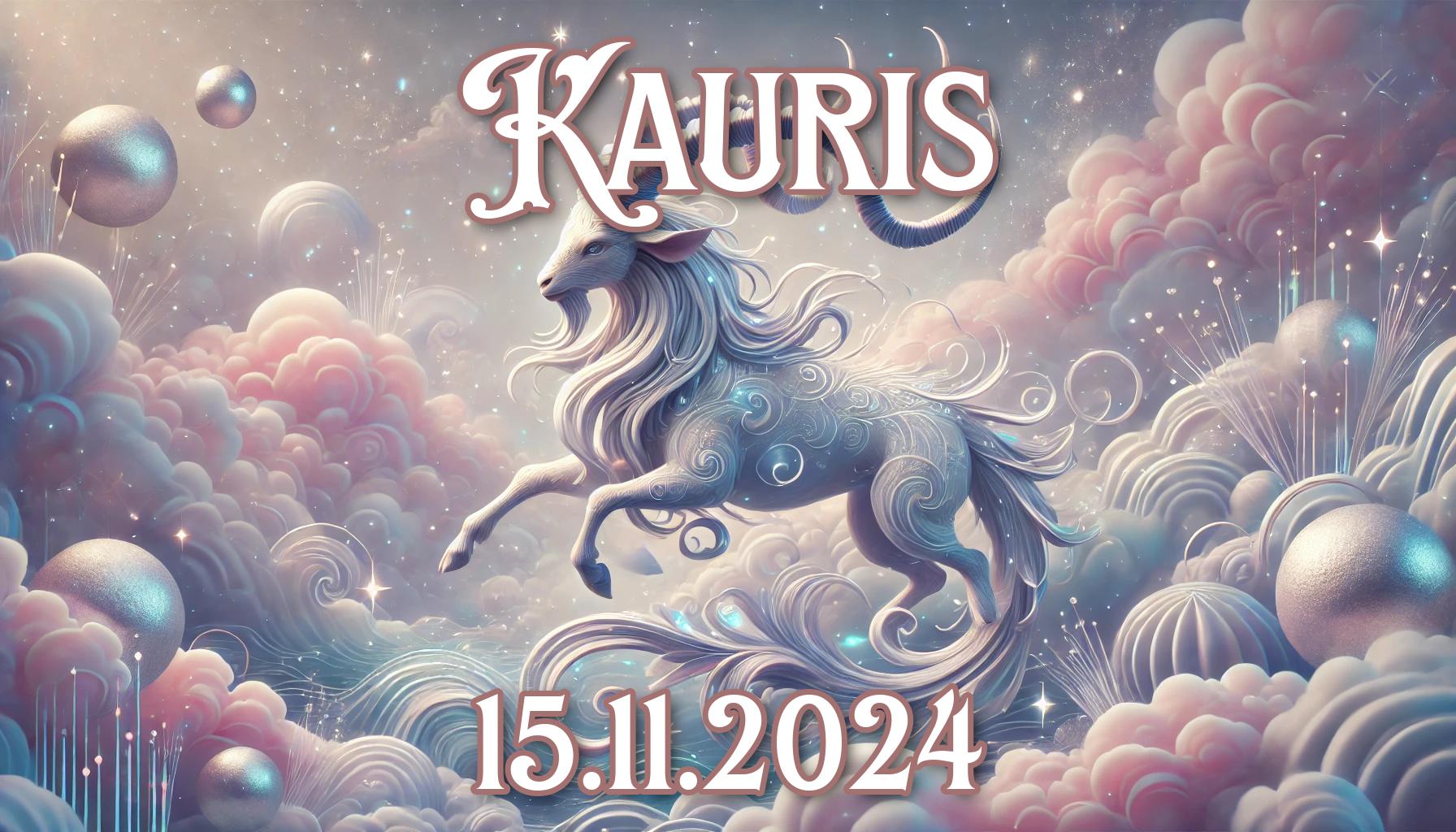 Kauris: päivän horoskooppi (15.11.2024)