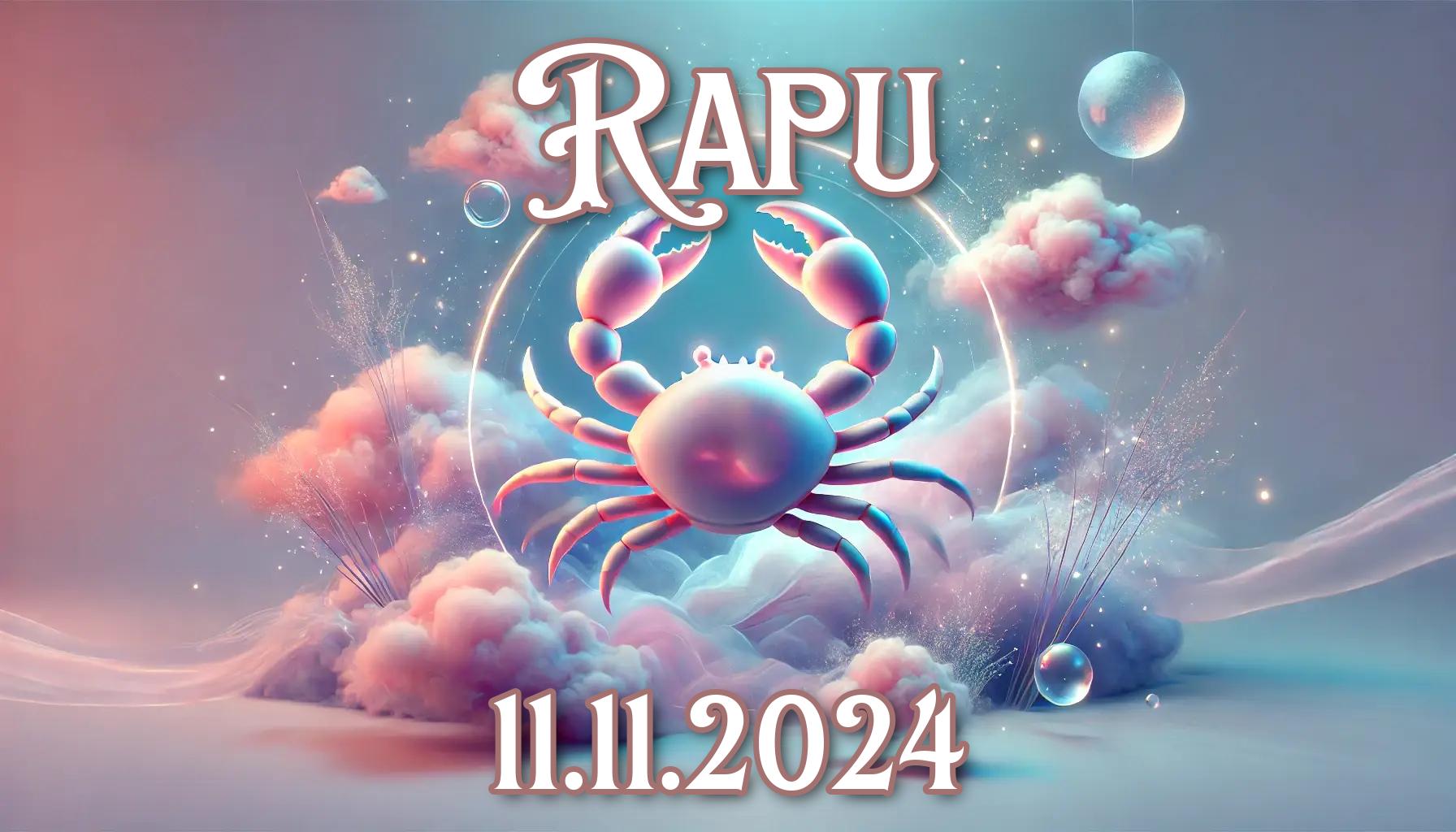 Rapu: päivän horoskooppi (11.11.2024)