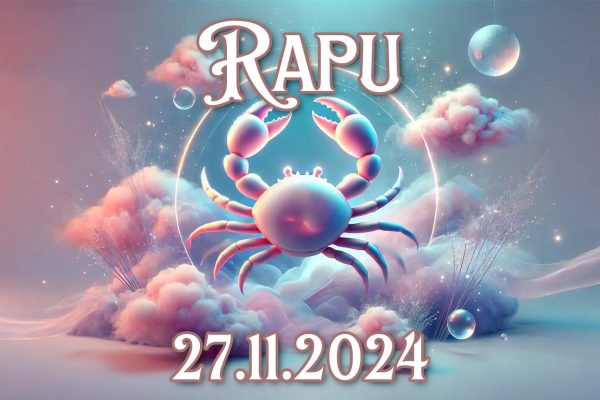 Rapu: päivän horoskooppi (27.11.2024)