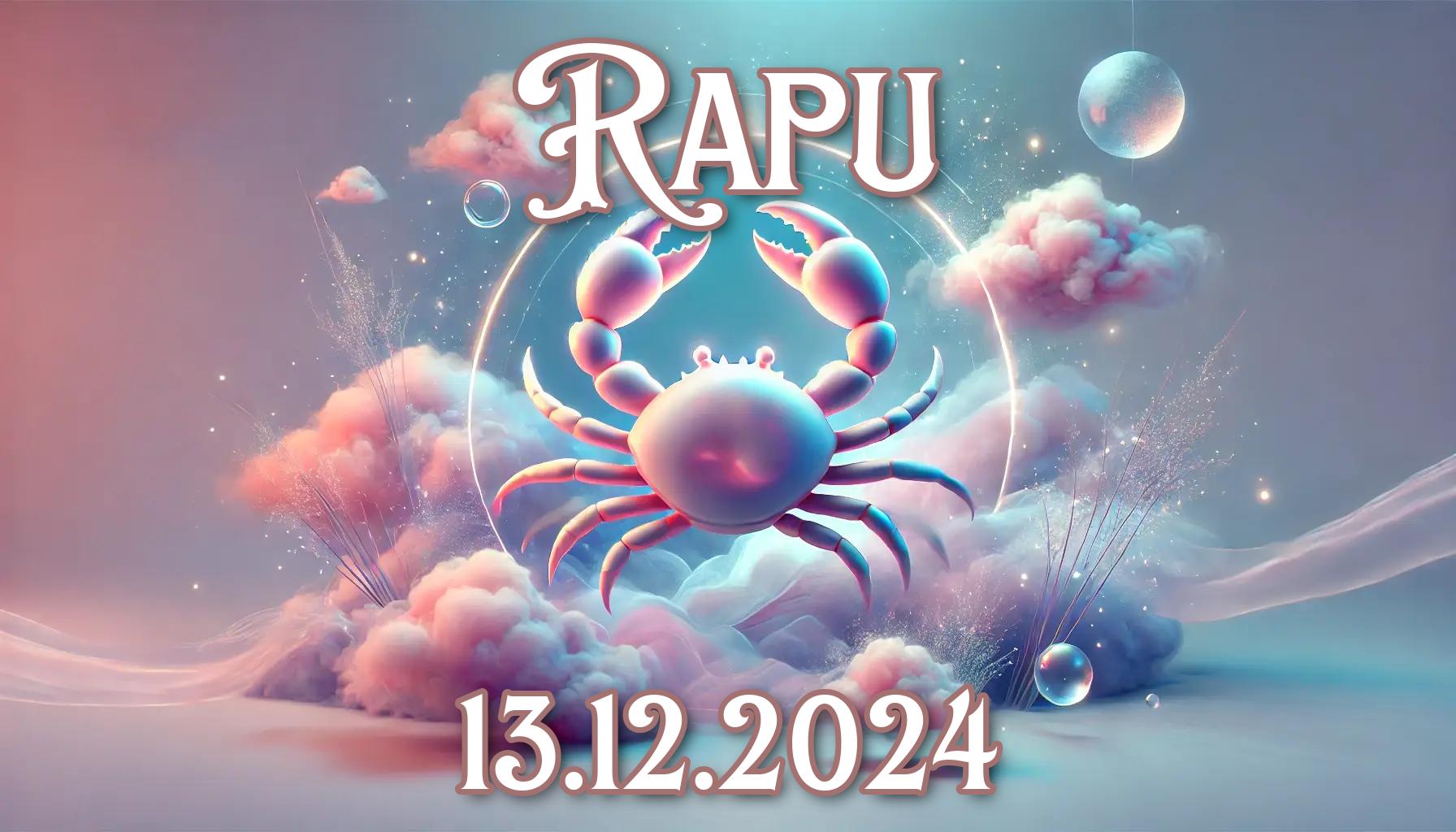 Rapu: päivän horoskooppi (13.12.2024)