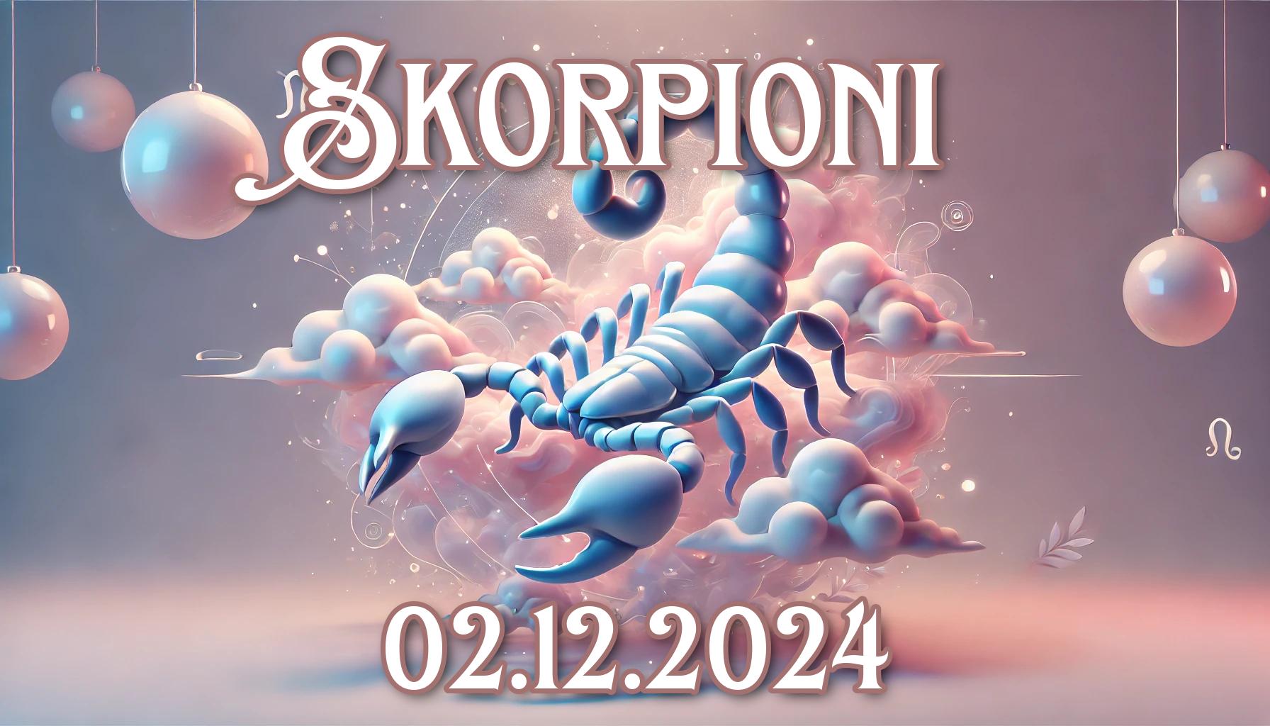 Skorpioni: päivän horoskooppi (02.12.2024)